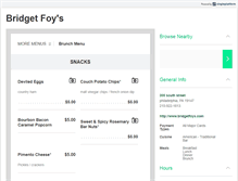 Tablet Screenshot of bridgetfoys.com